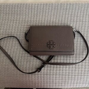 Tory Burch Dark Brown Leather Crossbody